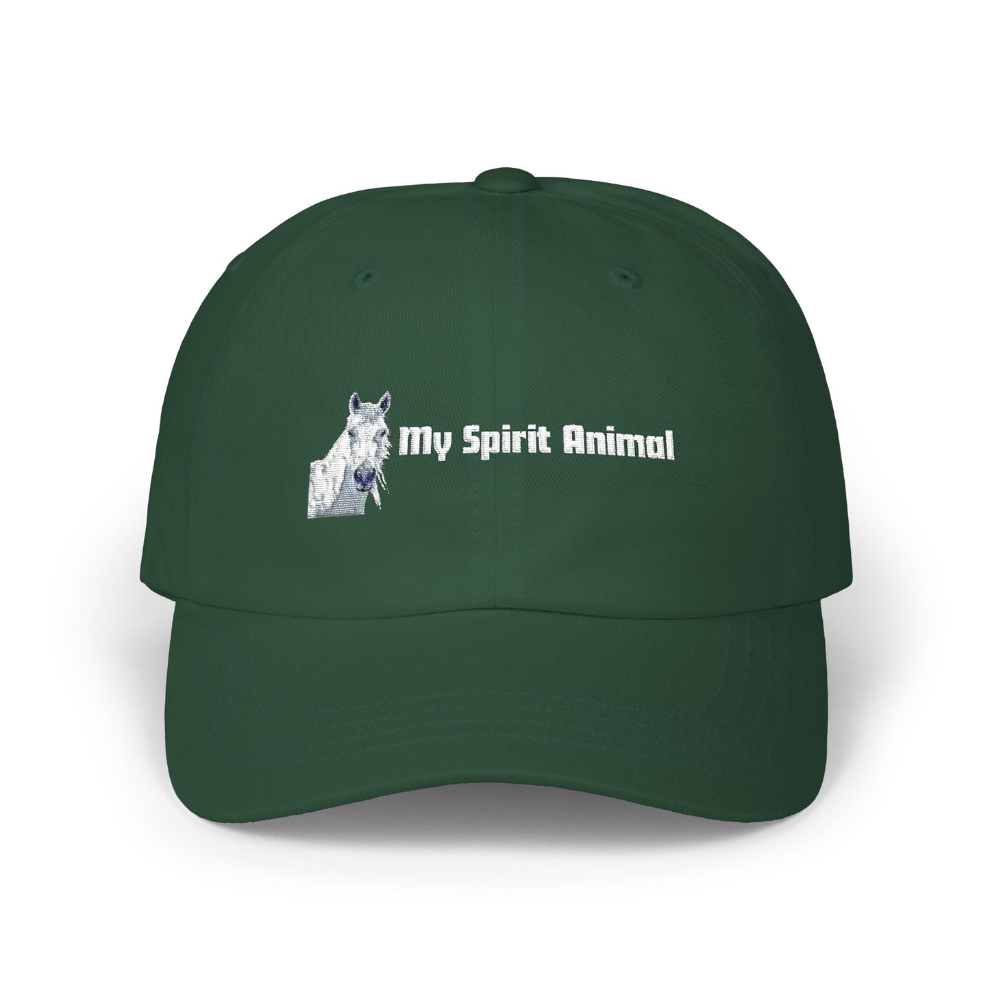 Emotional Support Animal Dad Cap — 'My Spirit Animal' Embroidered Hat