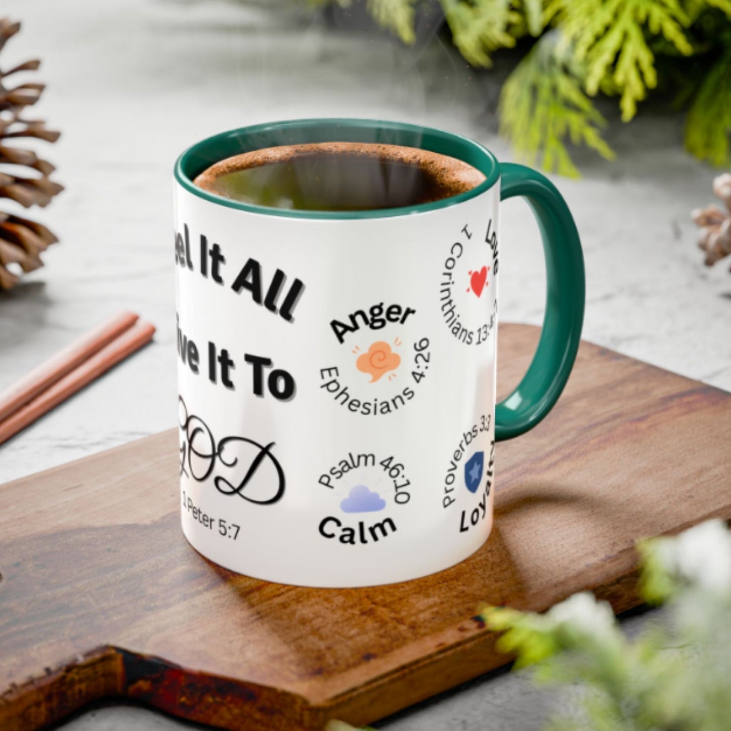 Feel It All Faith Mug | Christian Two-Tone Coffee Cup 11oz & 15oz