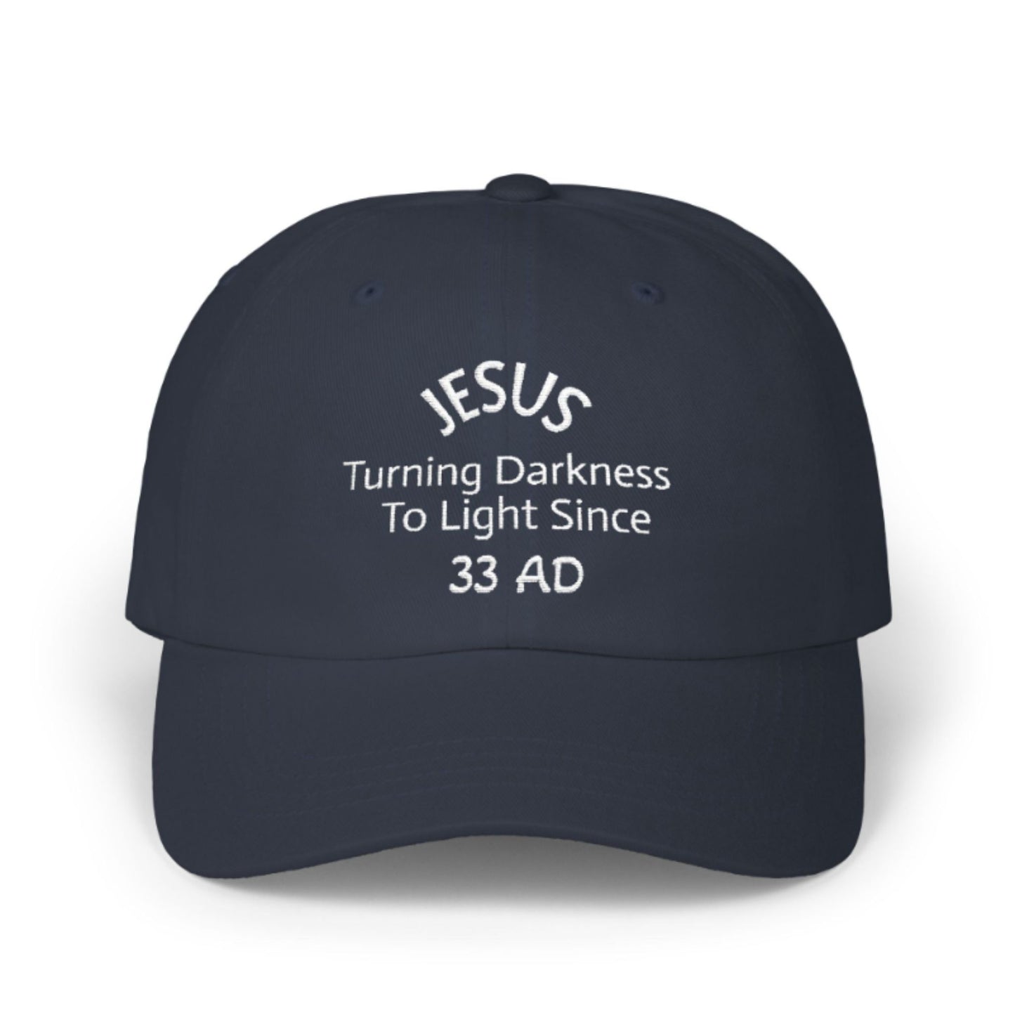 Jesus 33 AD Embroidered Dad Baseball Cap - Religious Gift for Men and Women