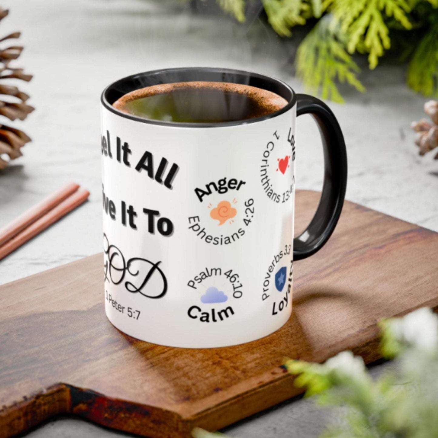 Feel It All Faith Mug | Christian Two-Tone Coffee Cup 11oz & 15oz