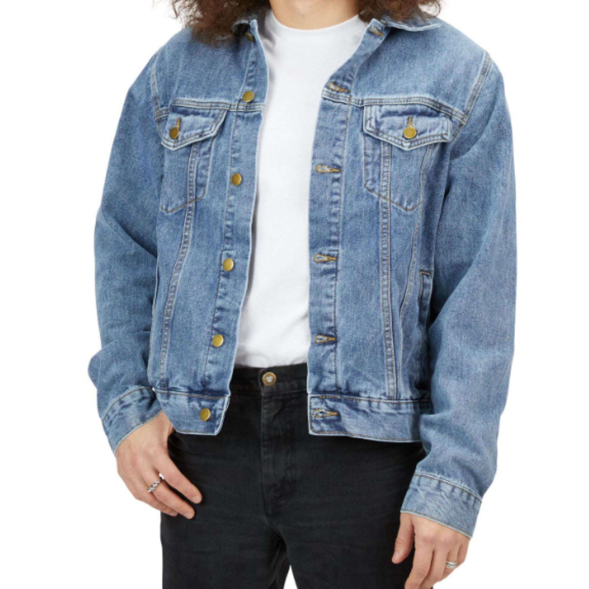 Holy Warrior Christian Denim Jacket – Inspirational Faith Apparel