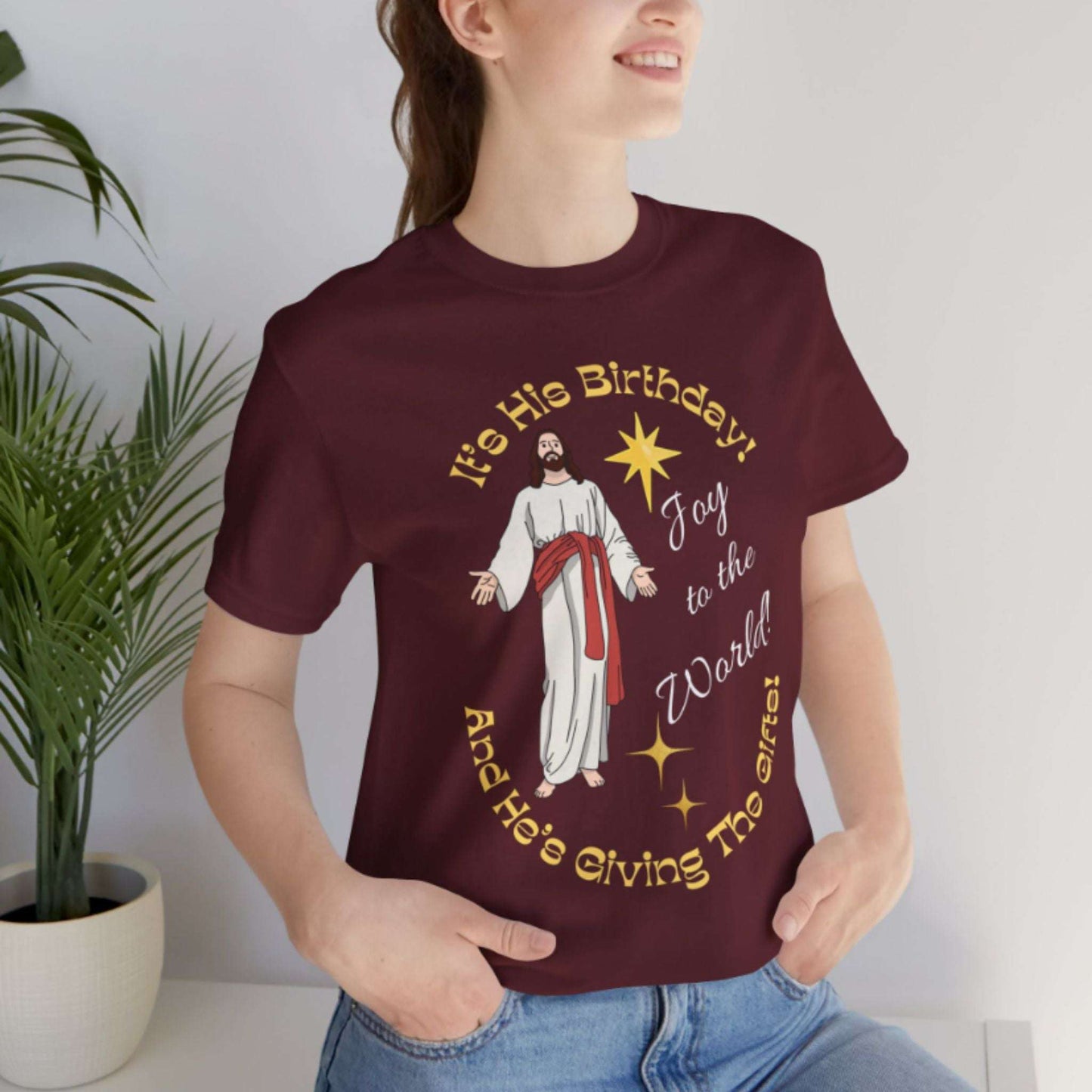 Joy To The World Christian Christmas T-Shirt