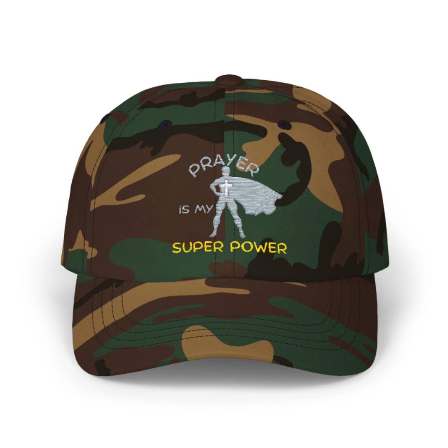 Prayer Is My Superpower Baseball Cap – Christian Hat for Men & Gifts