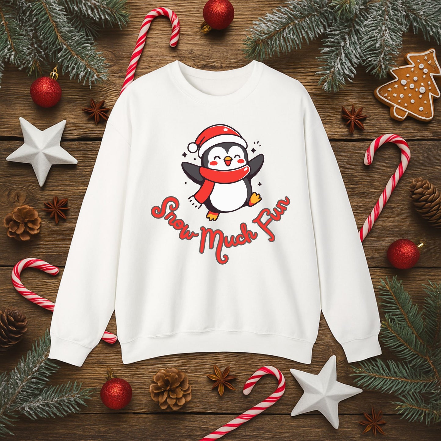 Snow Much Fun Sweatshirt – Cozy Christmas Winter Funny Crewneck