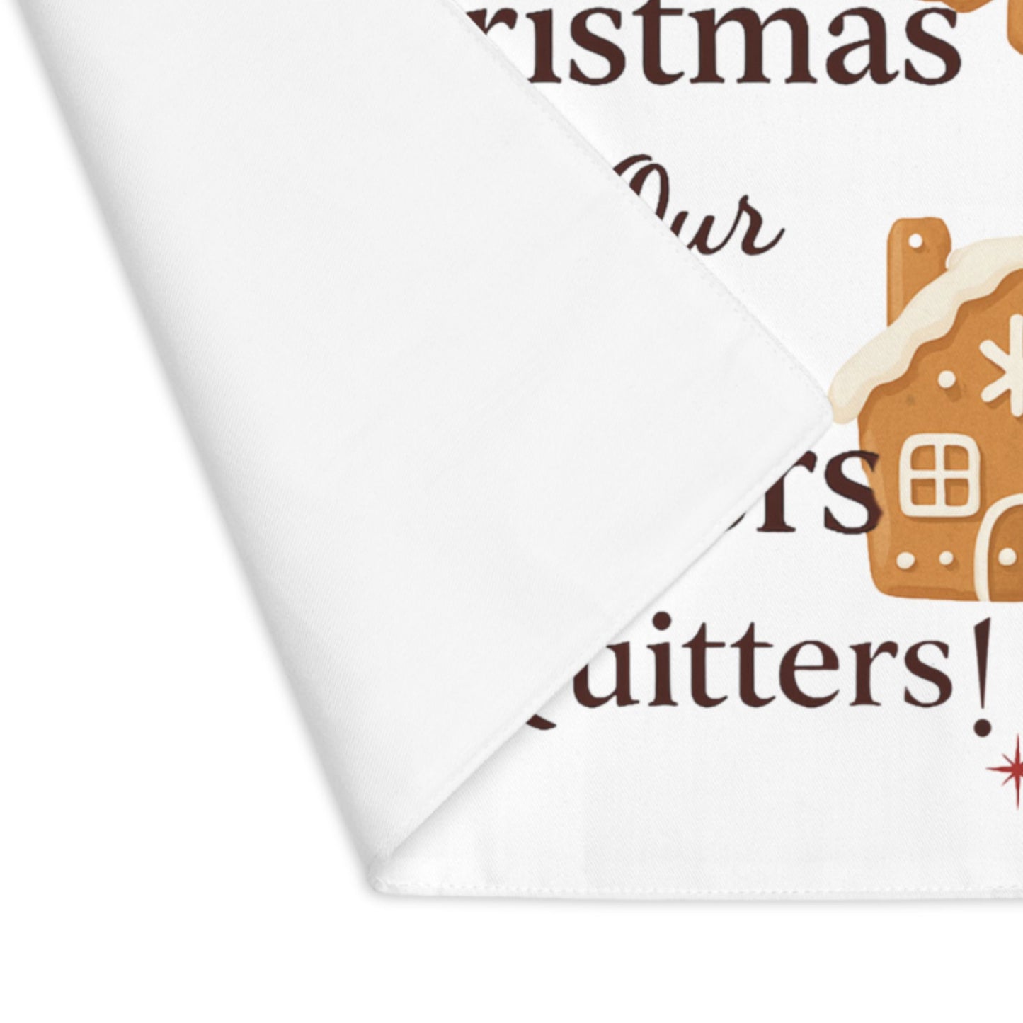 Leftovers for Quitters Placemat – Funny Christmas Holiday Decor