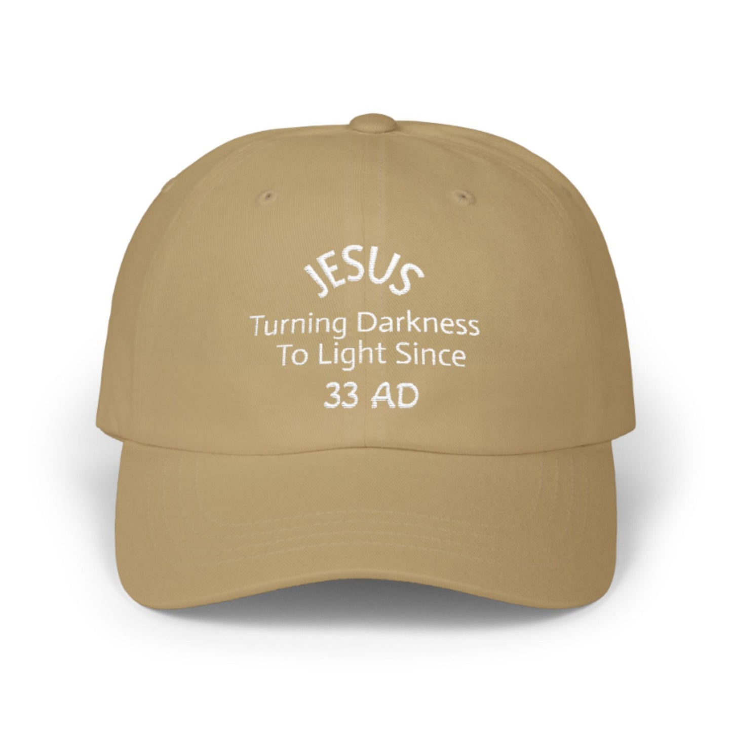 Jesus 33 AD Embroidered Dad Baseball Cap - Religious Gift for Men and Women