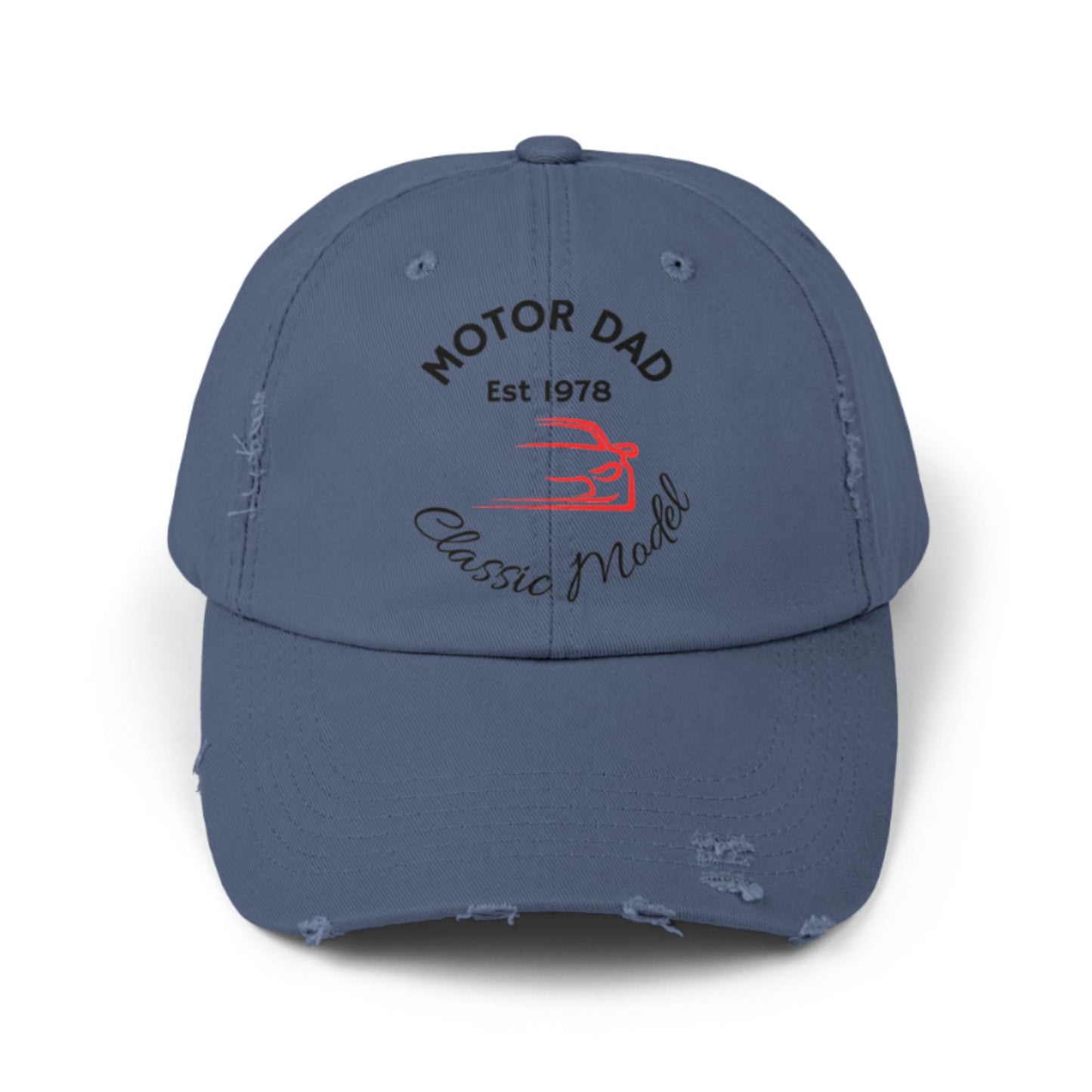 Motor Dad Vintage Cap – Personalized Distressed Hat for Car Lovers