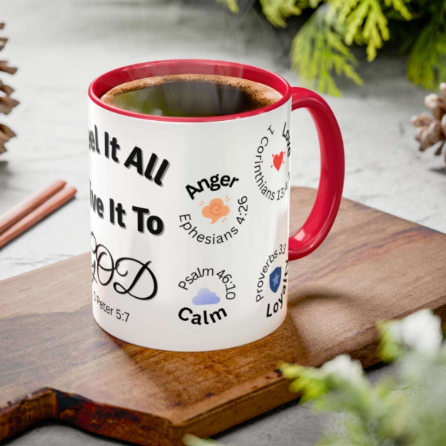 Feel It All Faith Mug | Christian Two-Tone Coffee Cup 11oz & 15oz