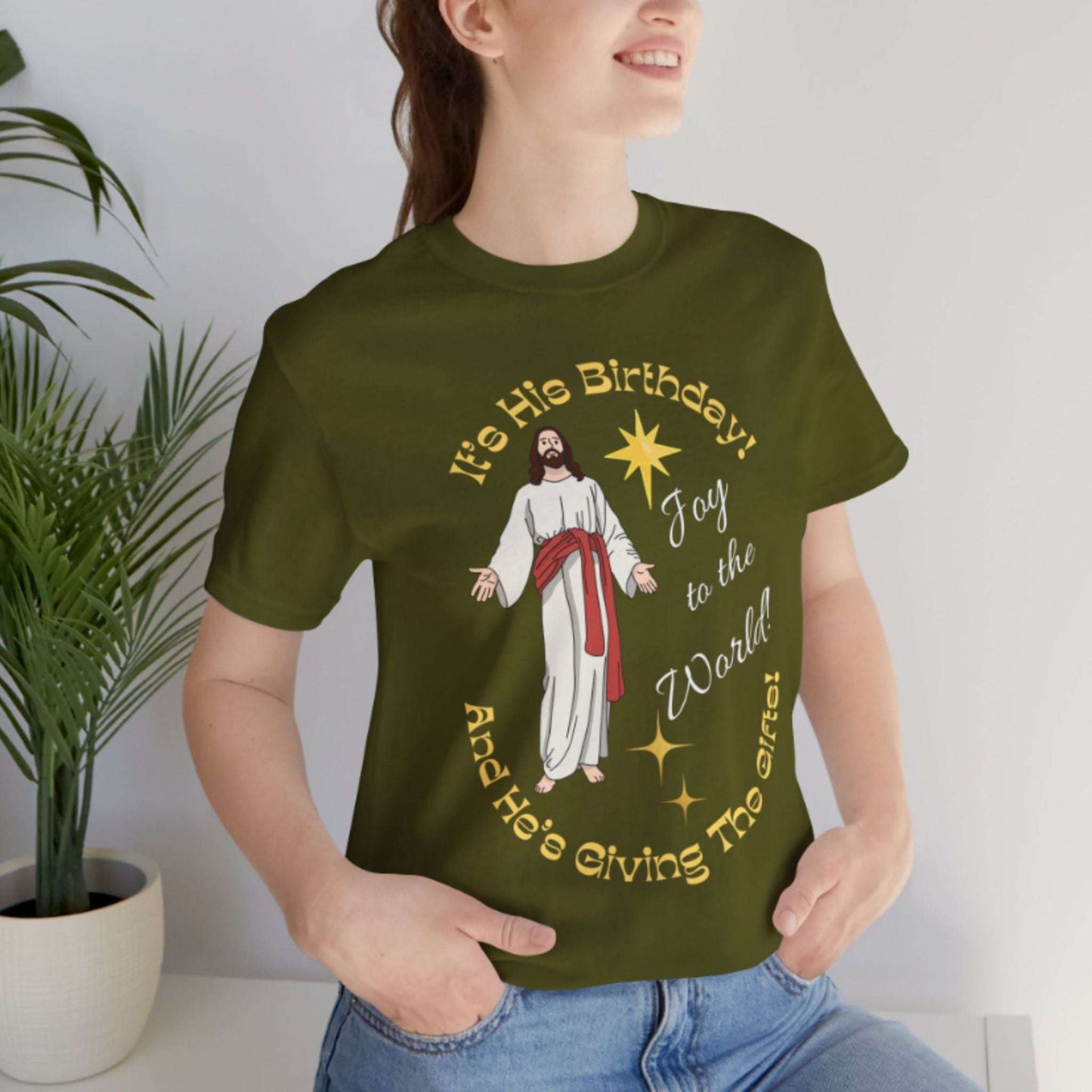 Joy To The World Christian Christmas T-Shirt
