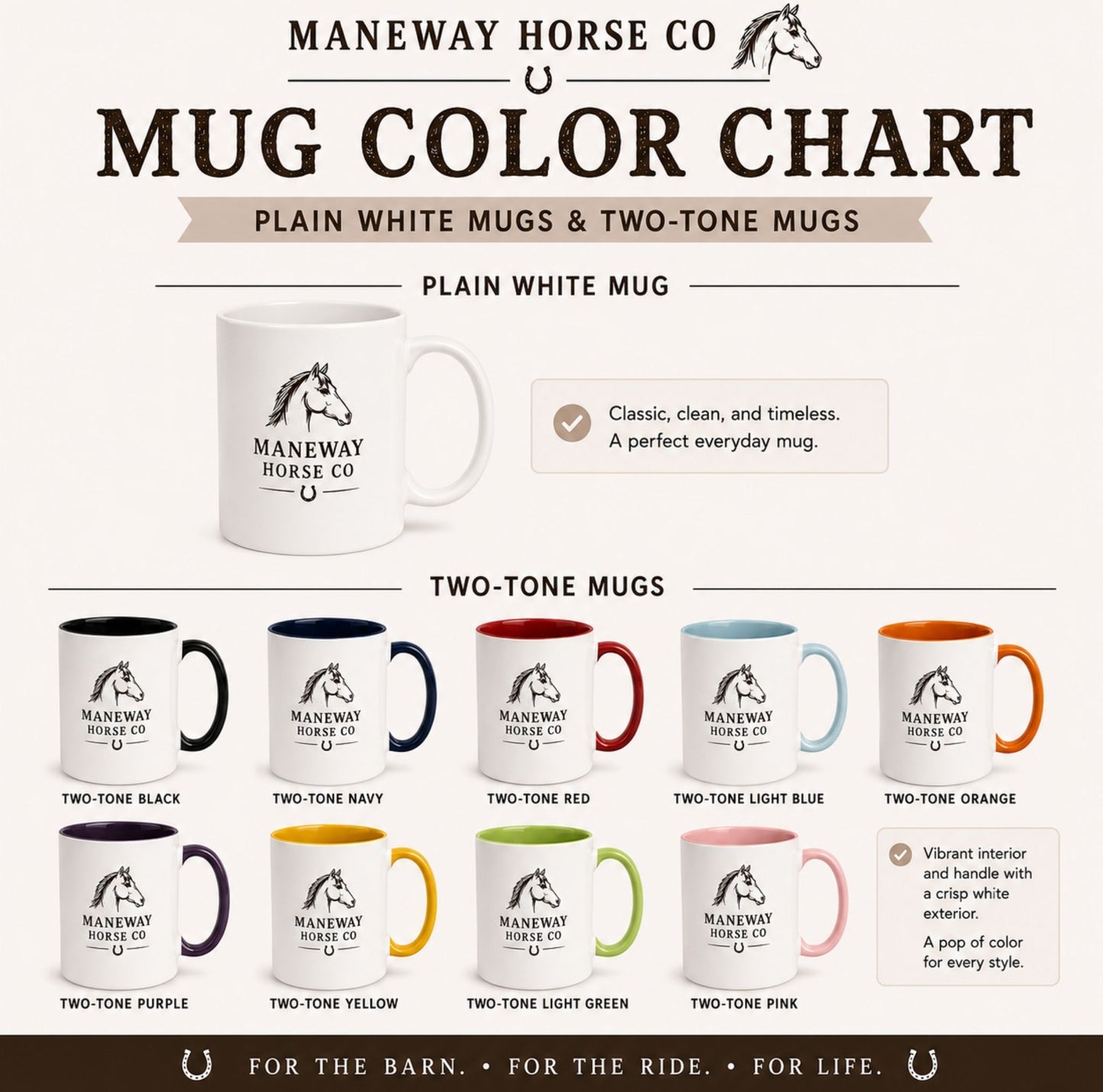 Trust the Bond Horse Mug – Equestrian Coffee Cup for Horse Lovers Mom