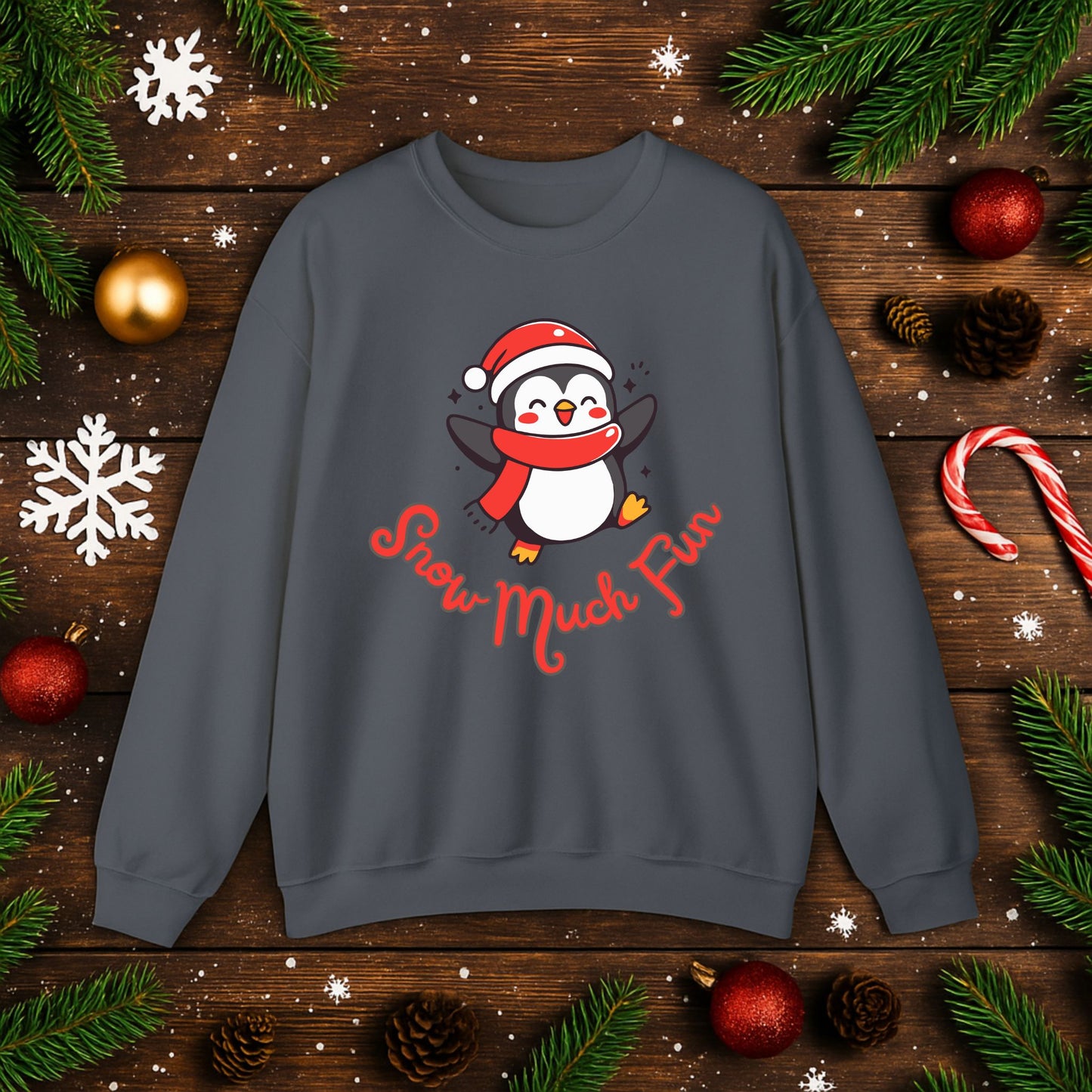 Snow Much Fun Sweatshirt – Cozy Christmas Winter Funny Crewneck