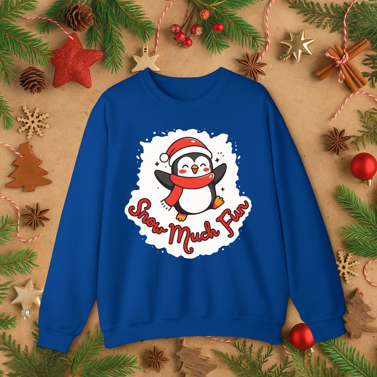 Unisex Snow Much Fun Sweatshirt – Cozy Christmas Crewneck