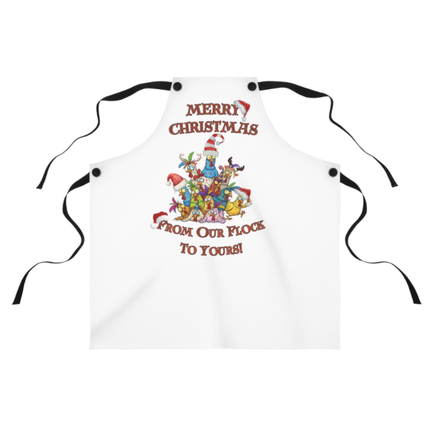 From Our Flock Apron | Funny Christmas Cooking Apron Gift