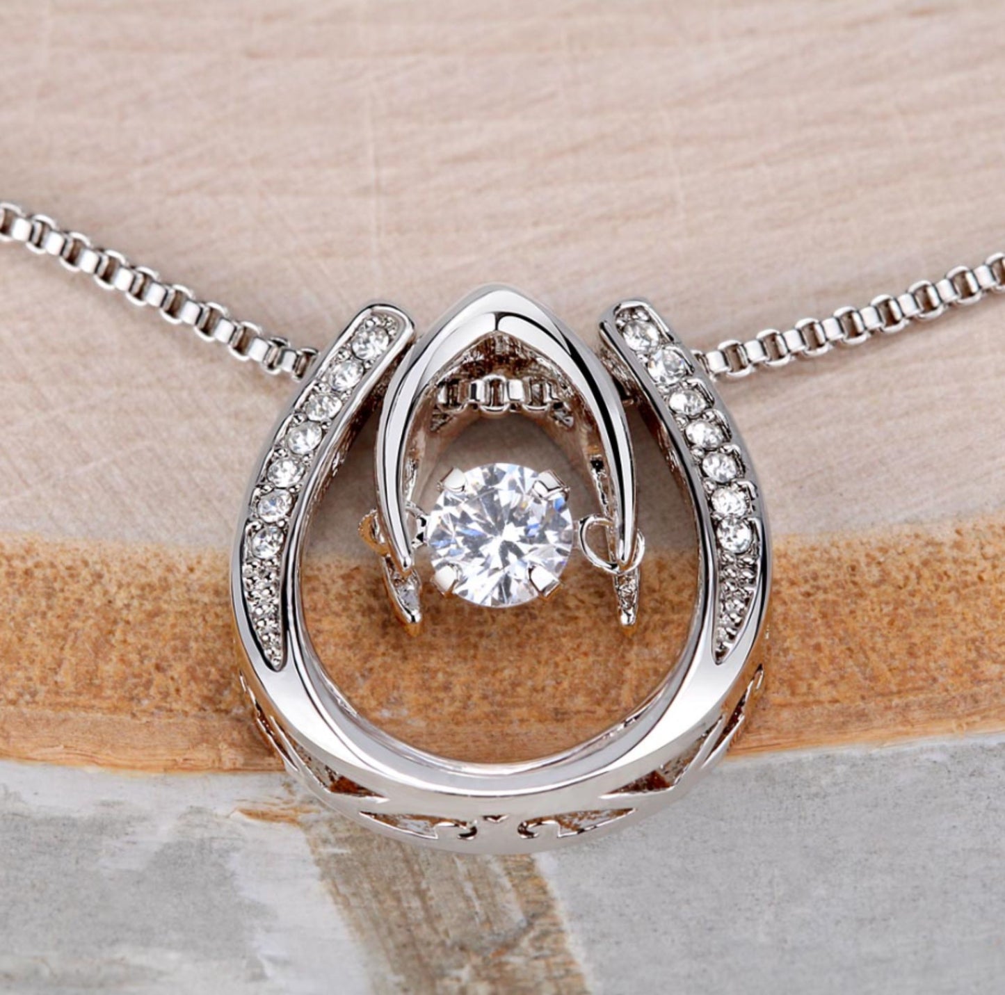 To My Horse Ridin' Mom Necklace – Horse Lover Gift for Mom | Mother's Day Jewelry