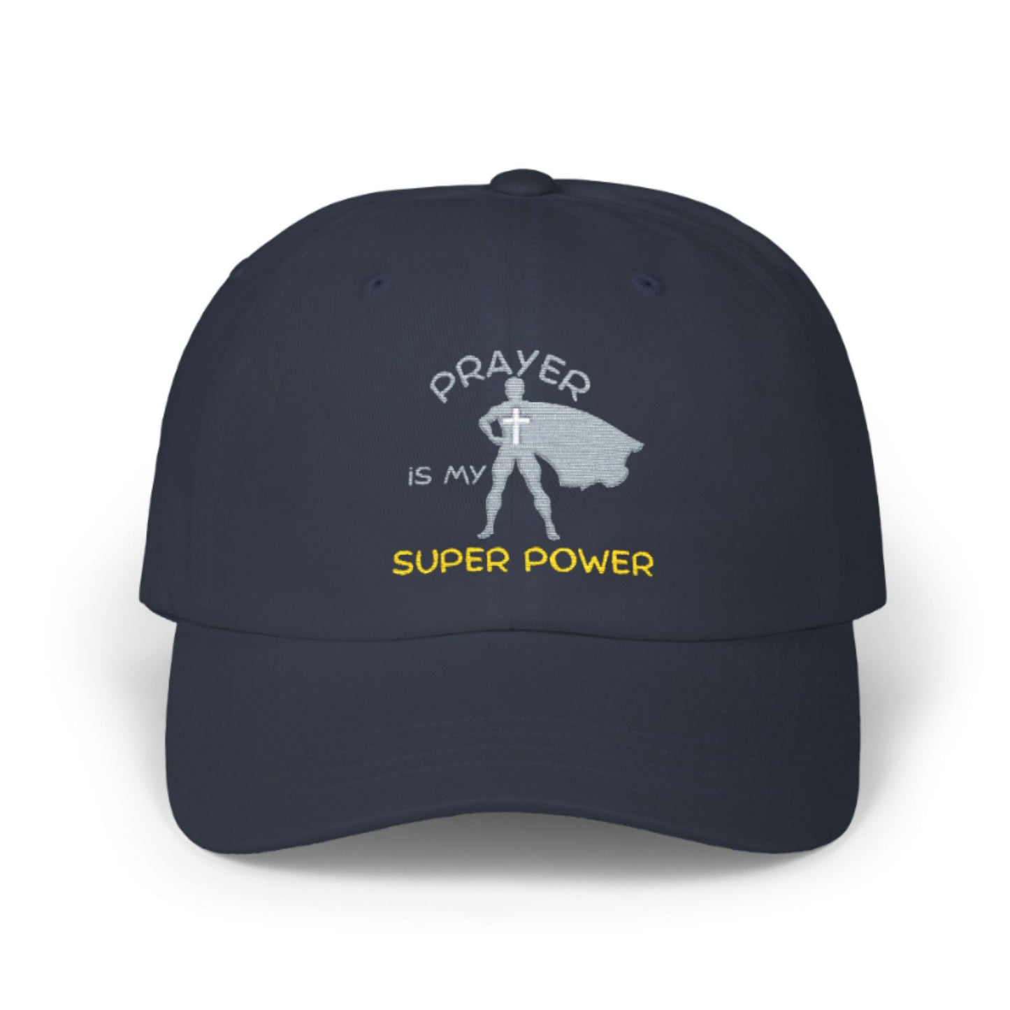 Prayer Is My Superpower Baseball Cap – Christian Hat for Men & Gifts
