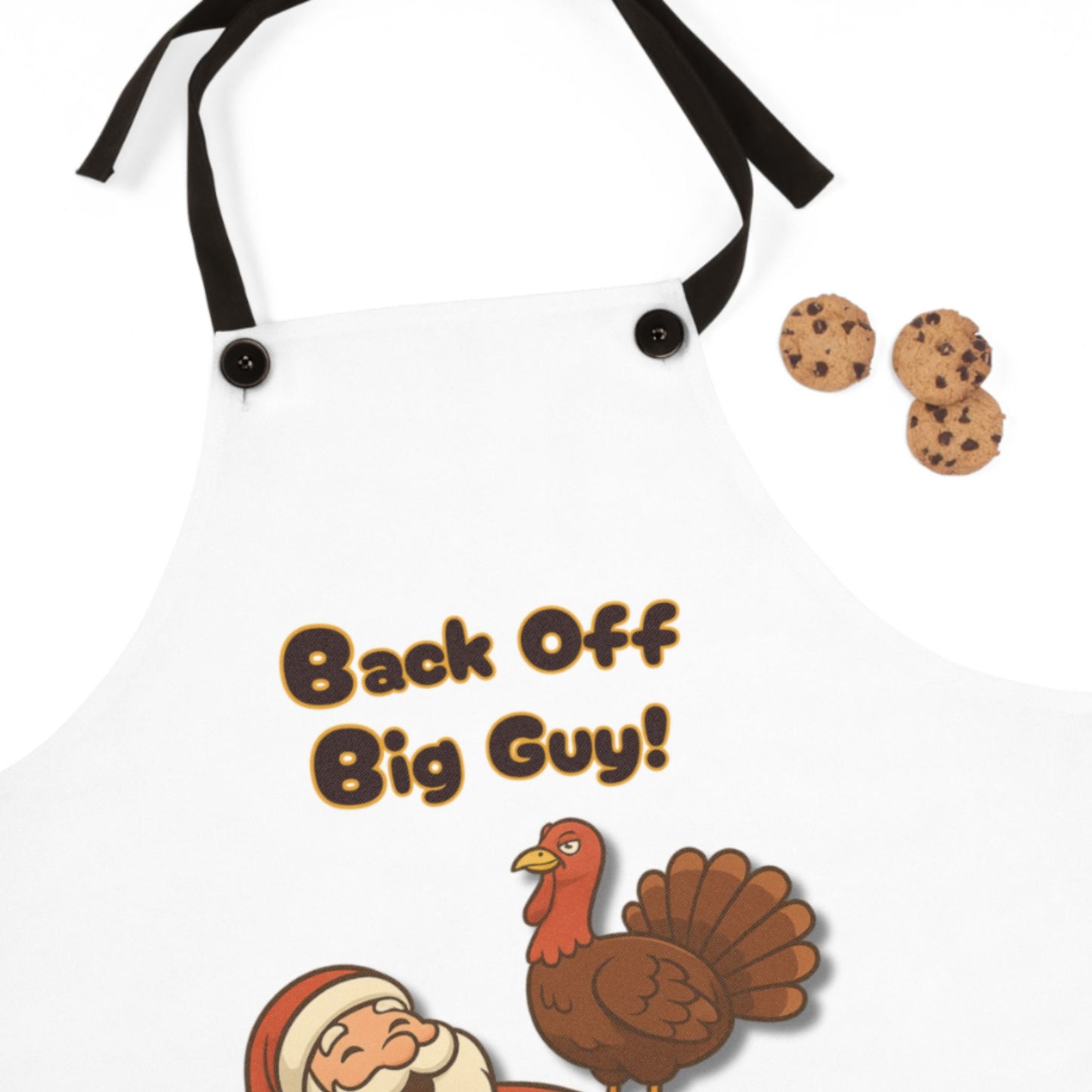 Back Off Big Guy Apron | Funny Cooking Apron | Thanksgiving Gifts