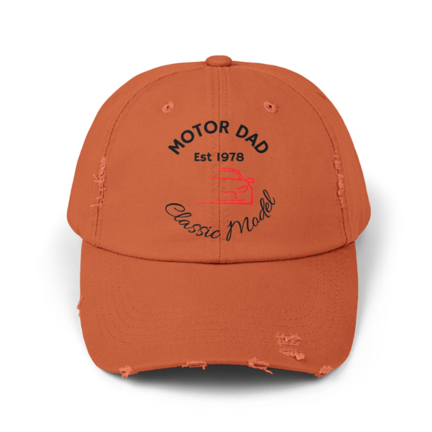 Motor Dad Vintage Cap – Personalized Distressed Hat for Car Lovers