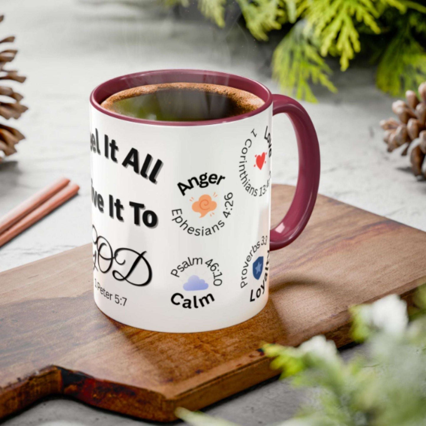 Feel It All Faith Mug | Christian Two-Tone Coffee Cup 11oz & 15oz