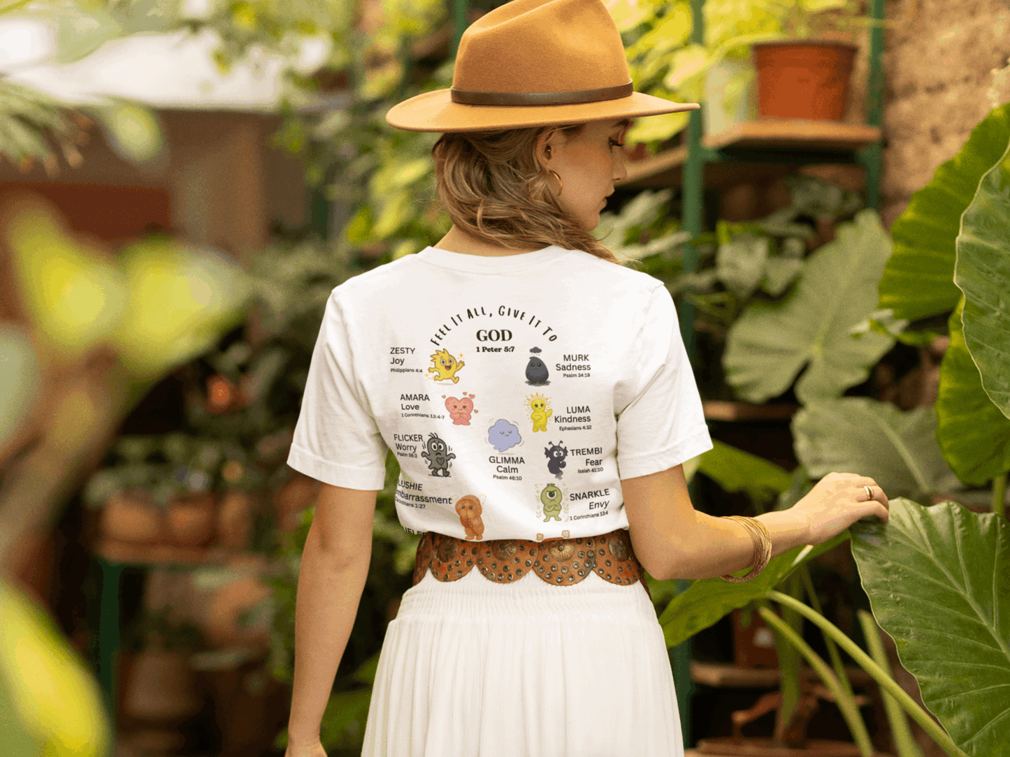 The Heartglow Crew™ Faith T-Shirt – Christian Emotional Characters Tee for Kids, Teens & Adults