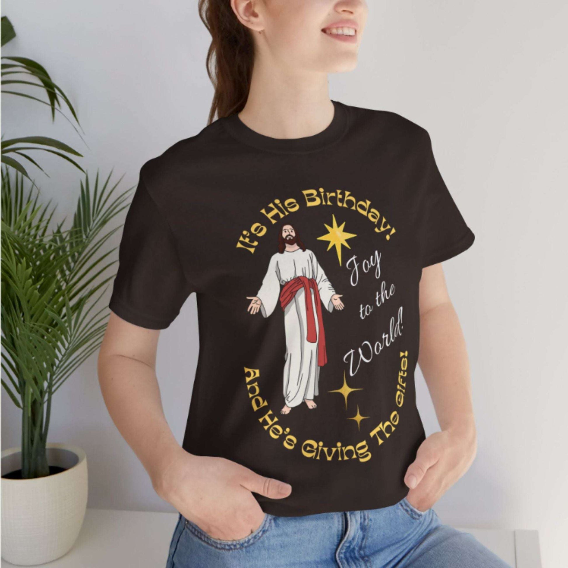Joy To The World Christian Christmas T-Shirt