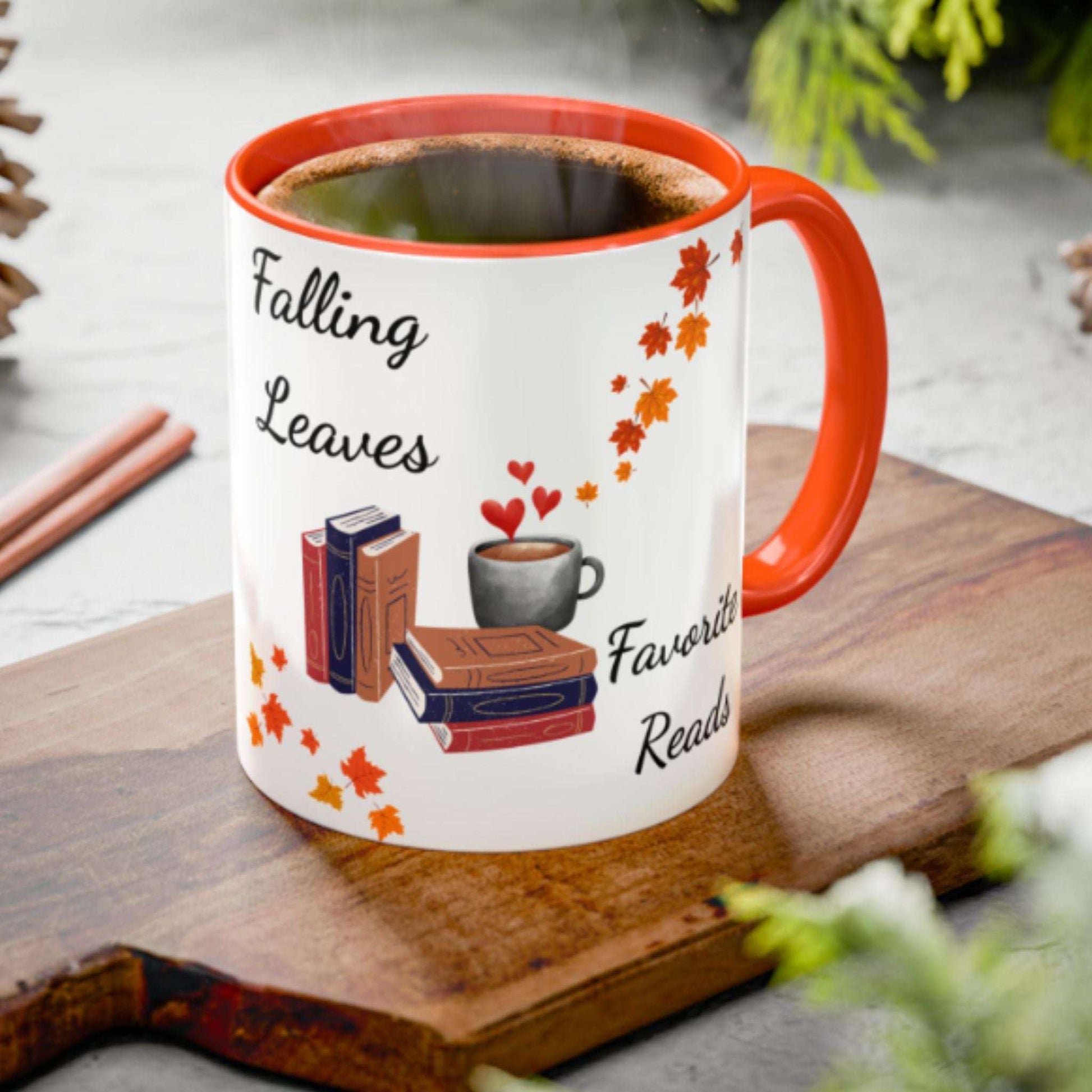 Book Lover Mug 11oz – Fall Coffee & Tea Cup, Inspirational Reading Gift