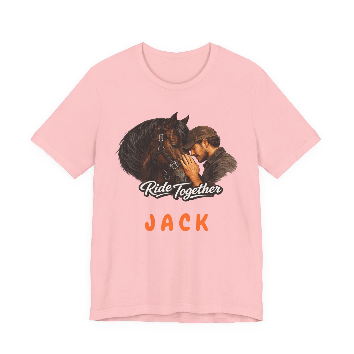 Personalized Ride Together Horse T-shirt for Men