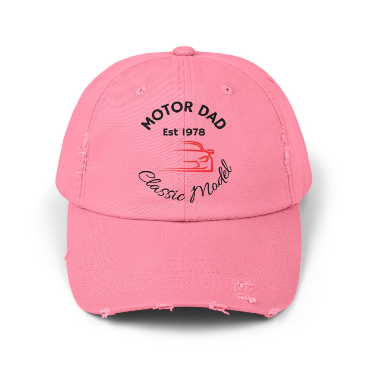 Motor Dad Vintage Cap – Personalized Distressed Hat for Car Lovers