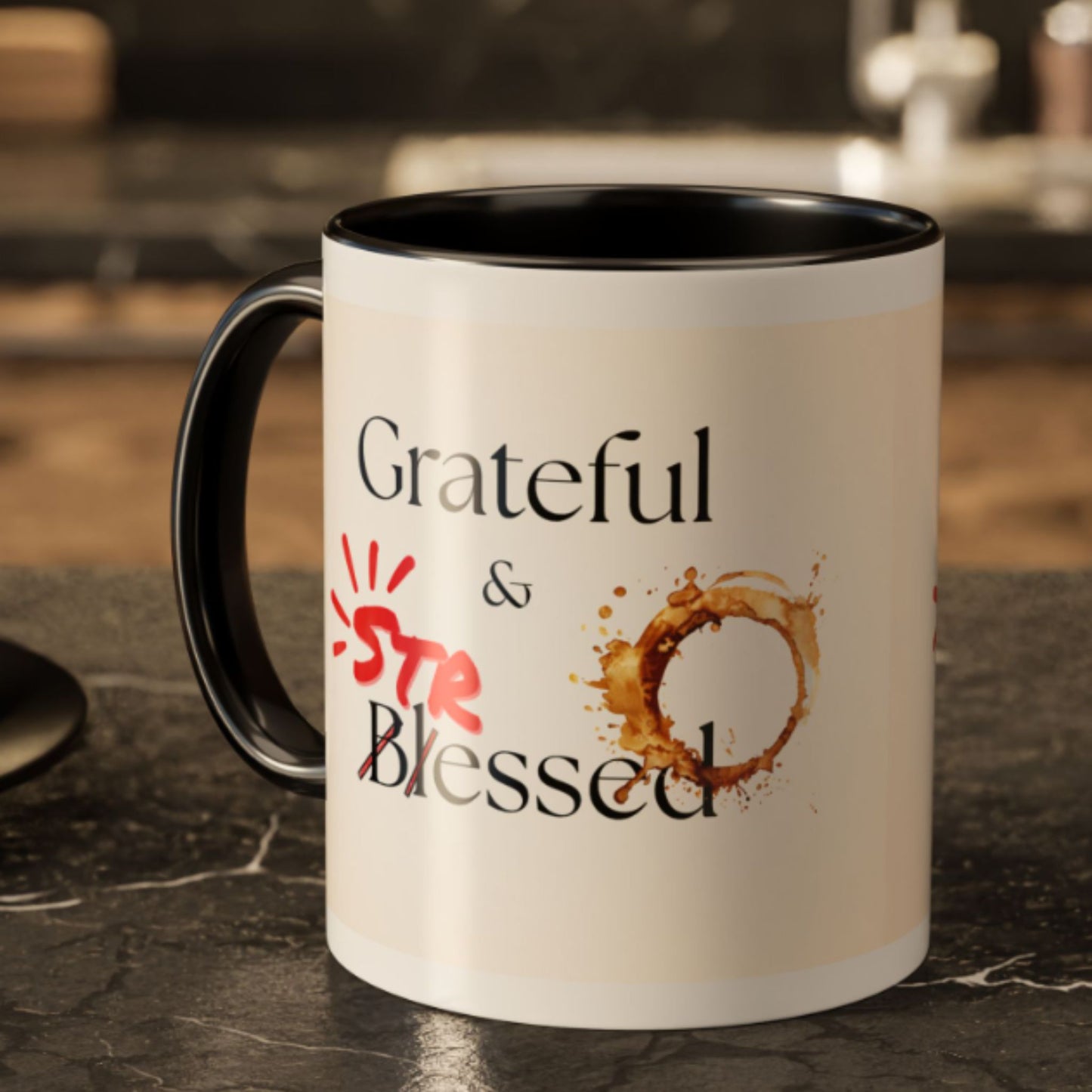 From Grateful to Stressed Mug | Funny Thanksgiving Coffee Cup Gift