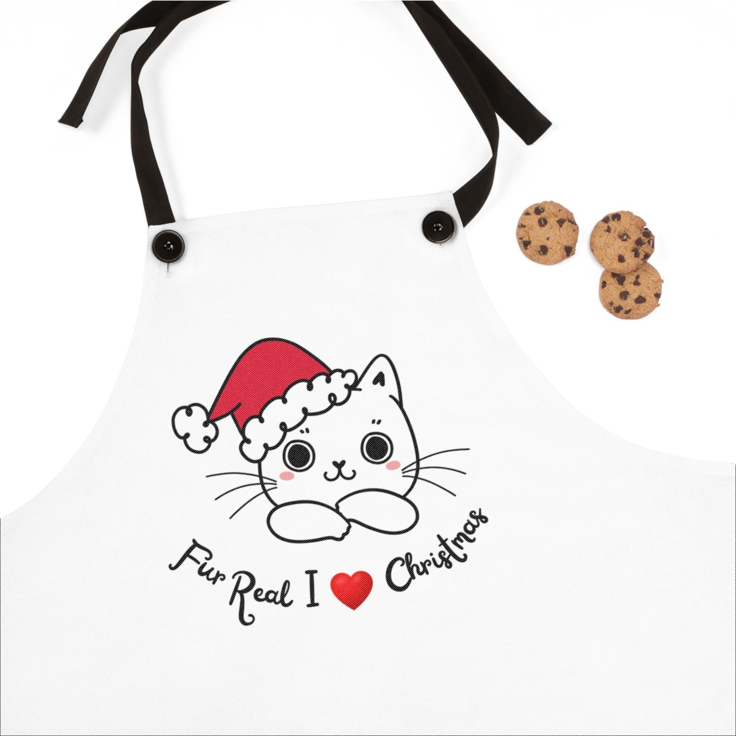Fur Real Cute Kitty Apron – Adorable Cat Lover Kitchen Gift
