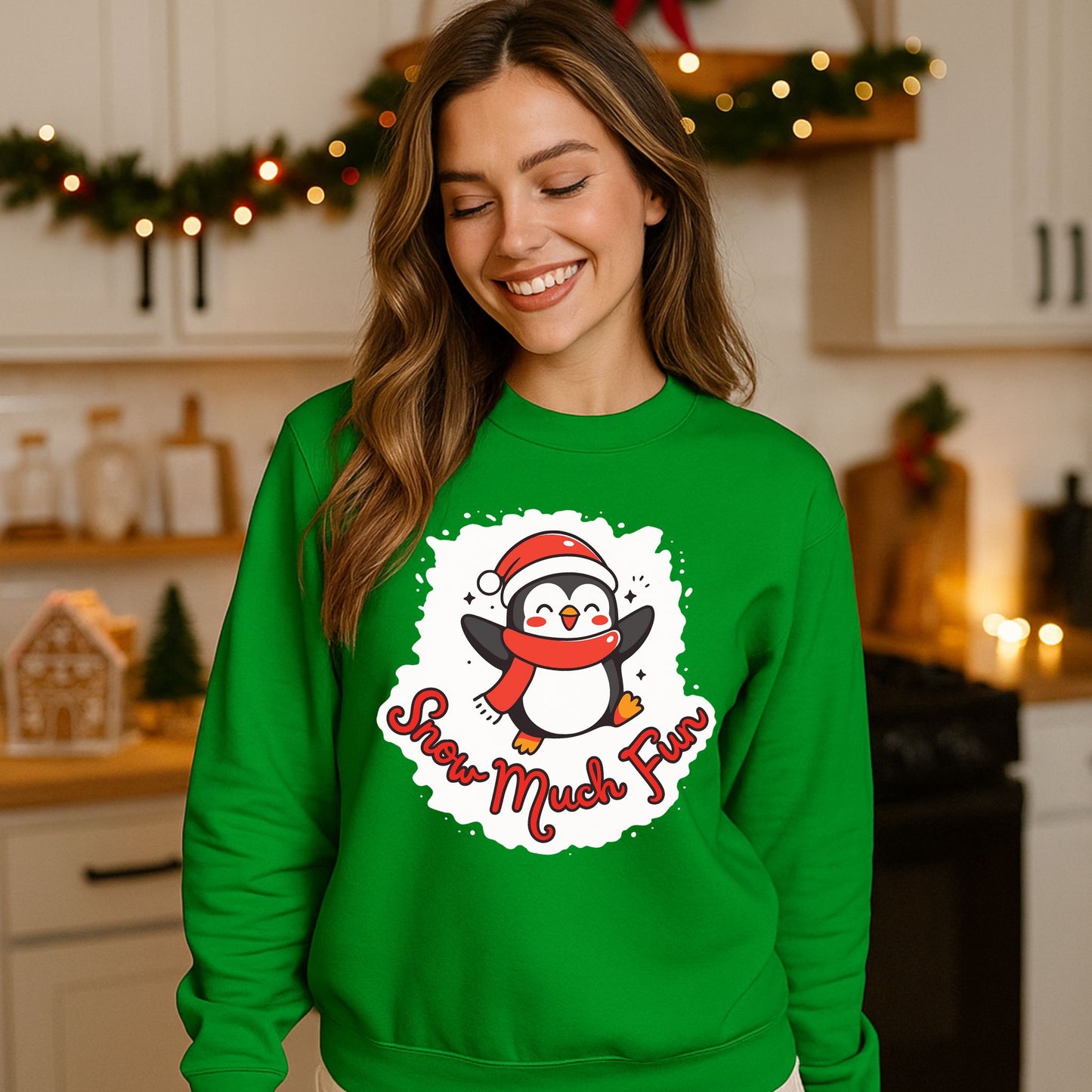 Unisex Snow Much Fun Sweatshirt – Cozy Christmas Crewneck