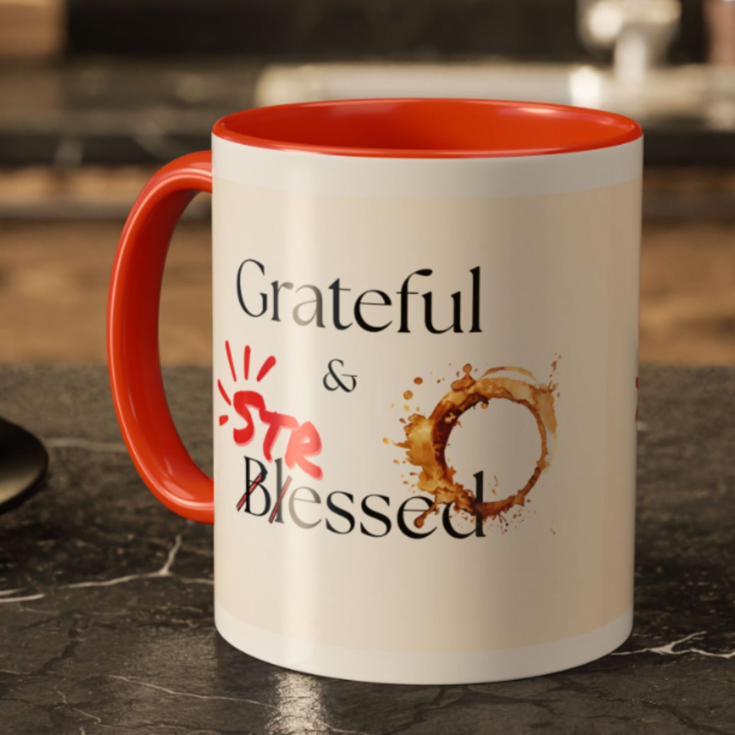 From Grateful to Stressed Mug | Funny Thanksgiving Coffee Cup Gift