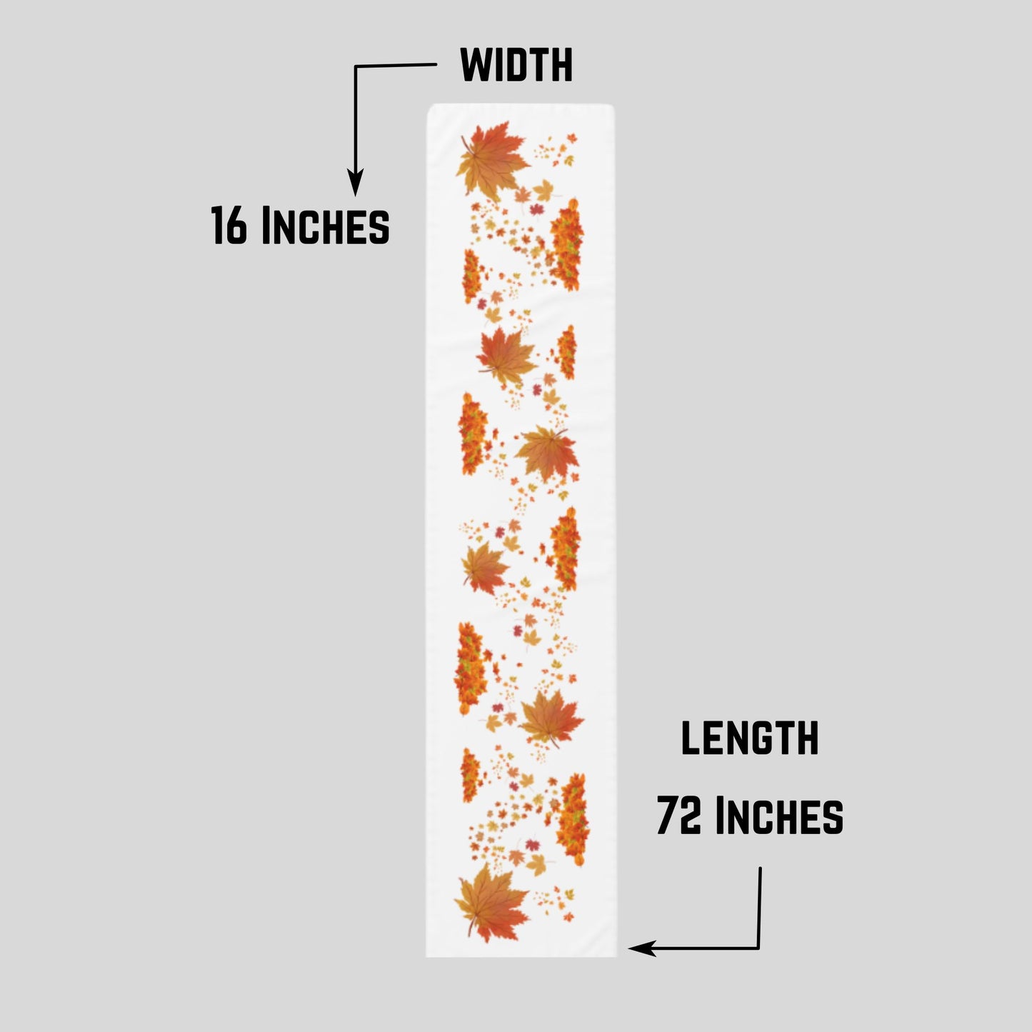 Fall Leaves Table Runner – Autumn Harvest & Thanksgiving Decor