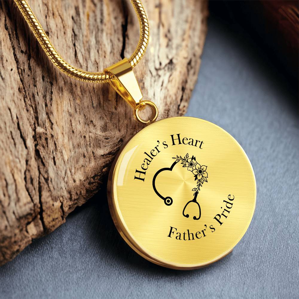 Healer’s Heart Father’s Pride Necklace – Isaiah 60:22 Pendant Gift