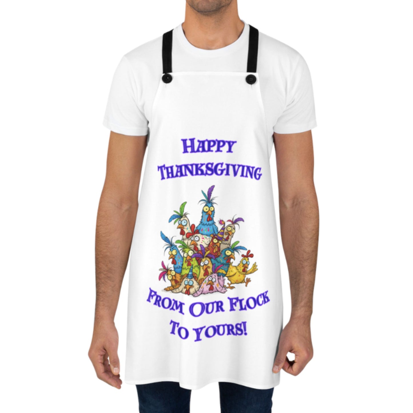Happy Thanksgiving Apron | Funny Fall Cooking & Baking Gift