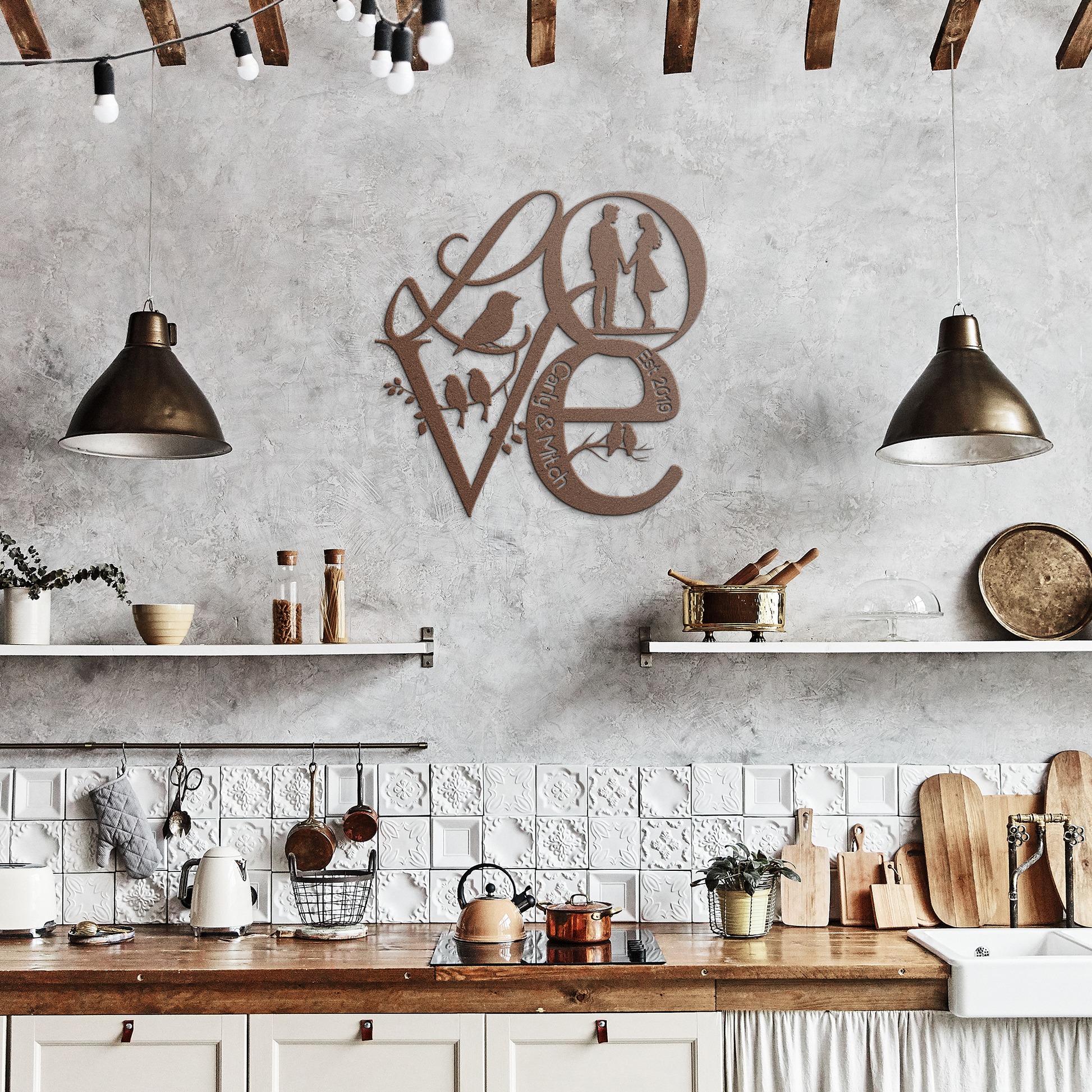 Love_Birds_Metal_Art_Personalized_Valen_Copper_Rustic_Kitchen_Mockup.png