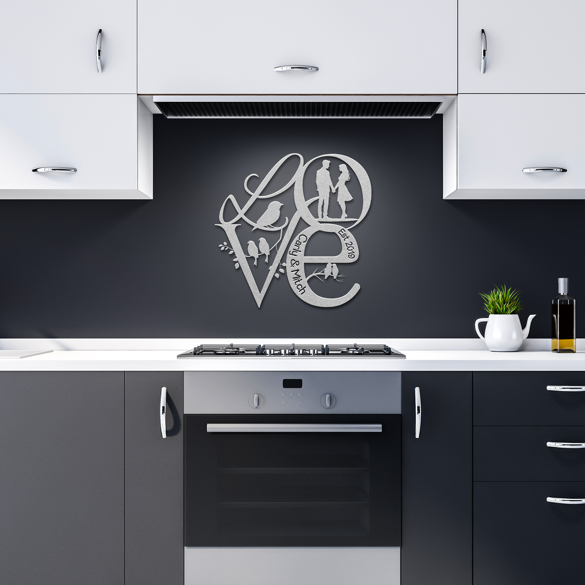 Love_Birds_Metal_Art_Personalized_Valen_Silver_Dark_Kitchen_Mockup.png