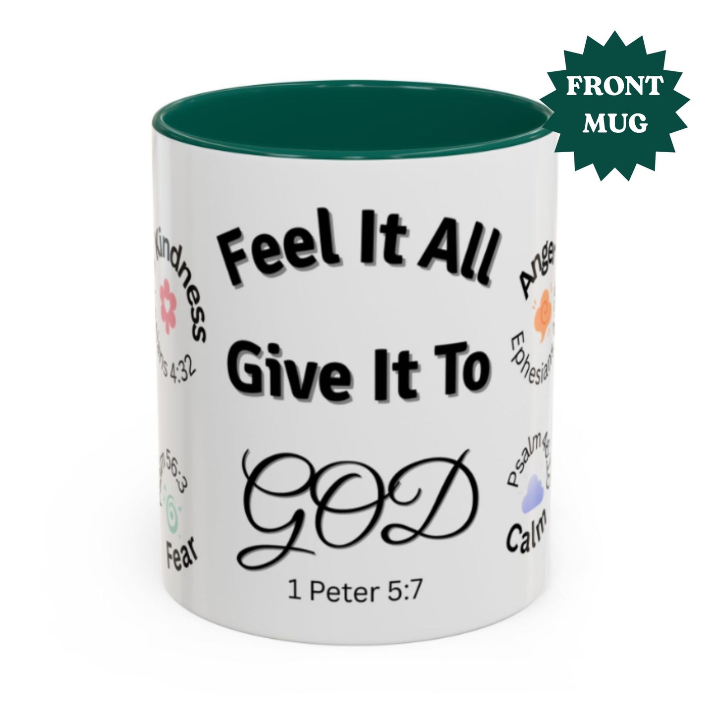 Feel It All Faith Mug | Christian Two-Tone Coffee Cup 11oz & 15oz