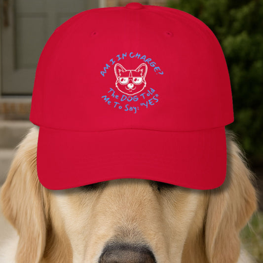 Funny Dog Hat – Vintage Adjustable Baseball Cap, Dog Owner Lover Gift