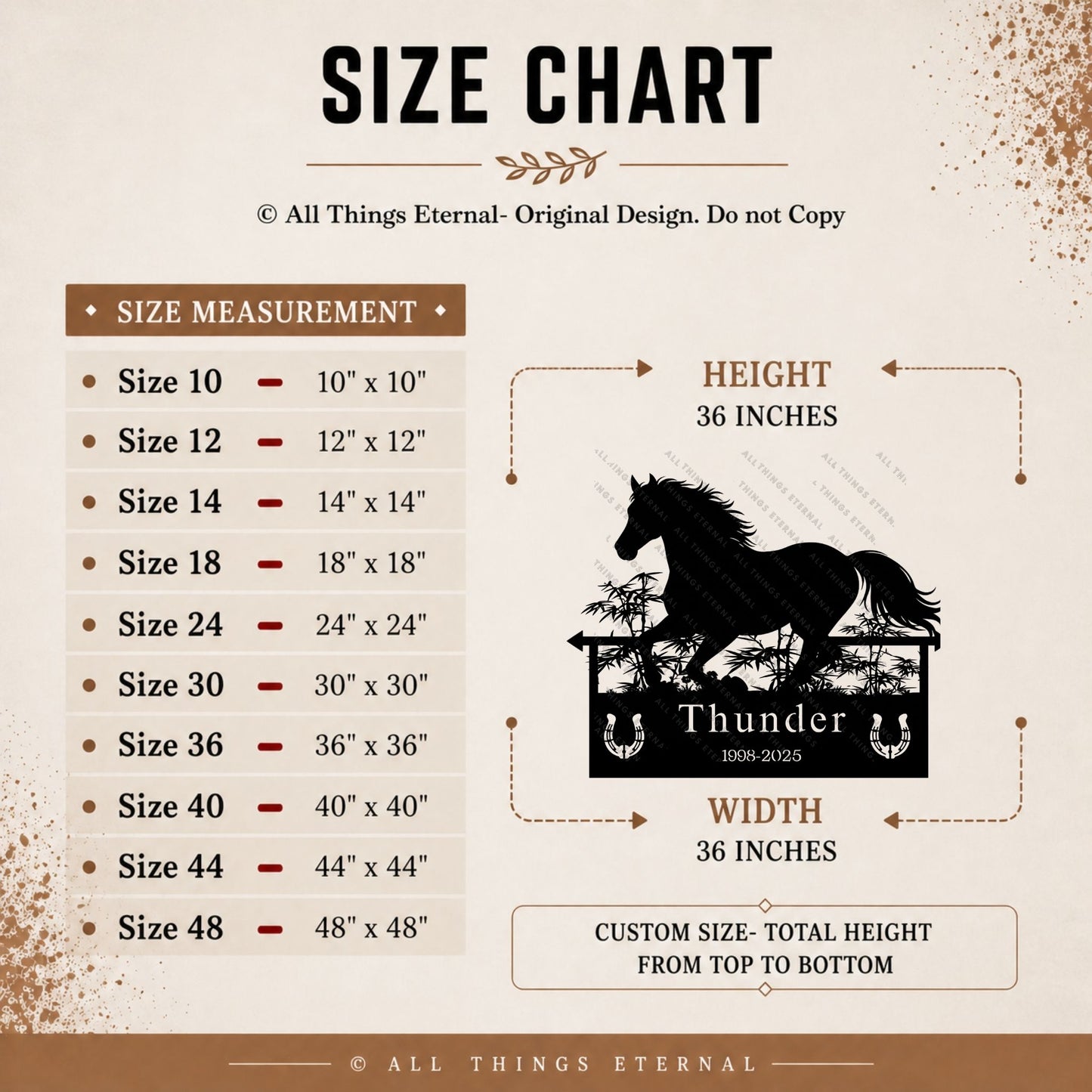 Horse Memorial Metal Wall Art | Equestrian Tribute Home Decor Sign