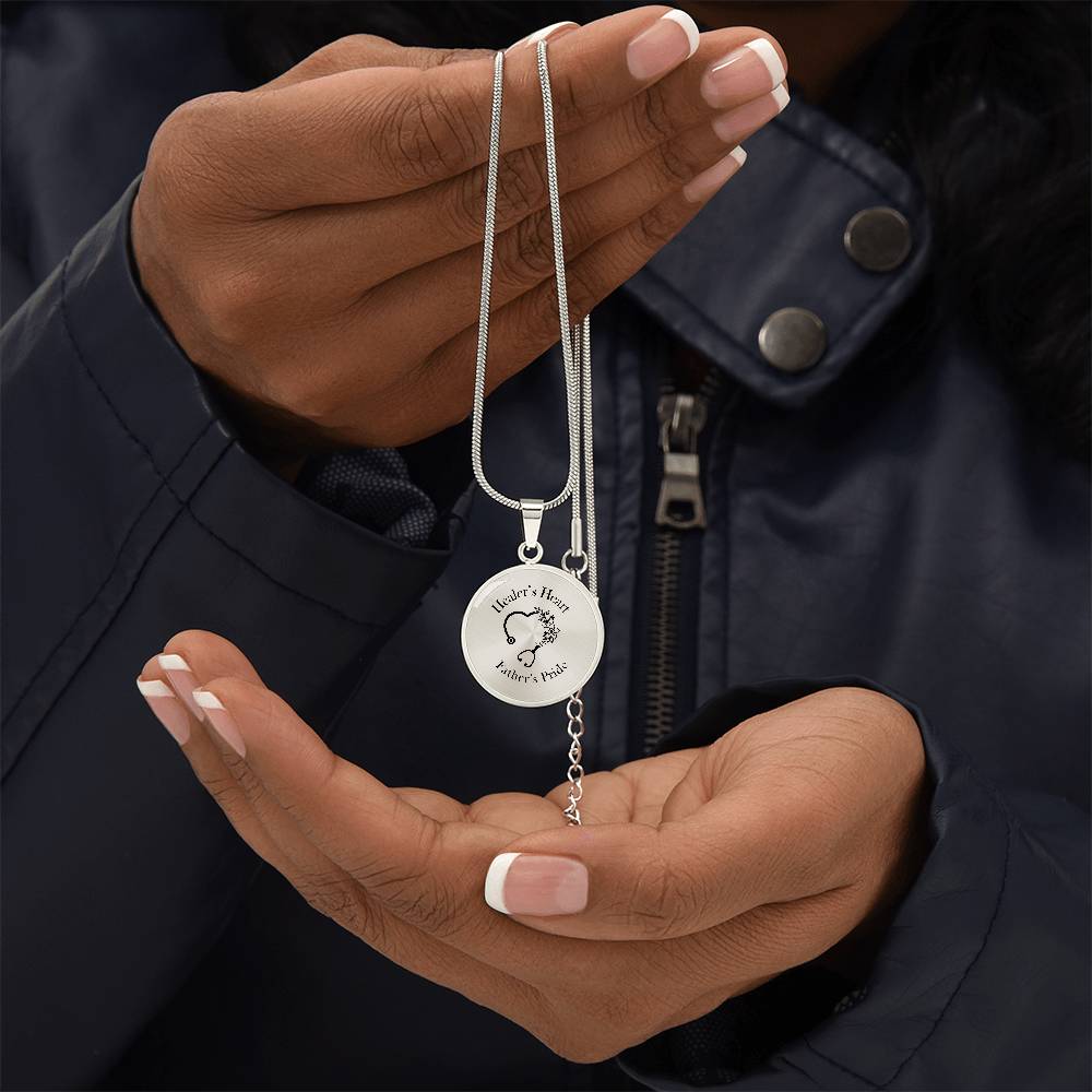 Healer’s Heart Father’s Pride Necklace – Isaiah 60:22 Pendant Gift