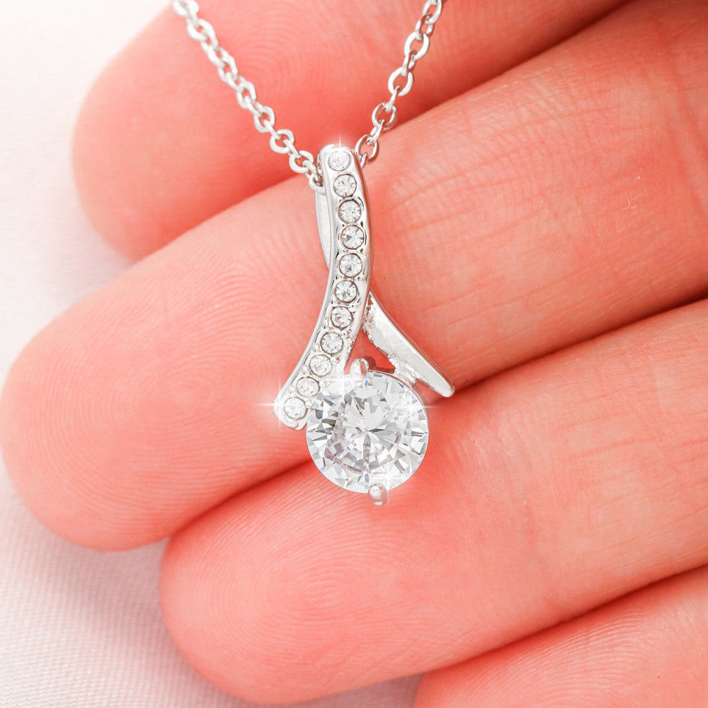 To My Dearest Mom Alluring Beauty Necklace – Mother's Day Gift
