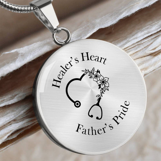 Healer’s Heart Father’s Pride Necklace – Isaiah 60:22 Pendant Gift