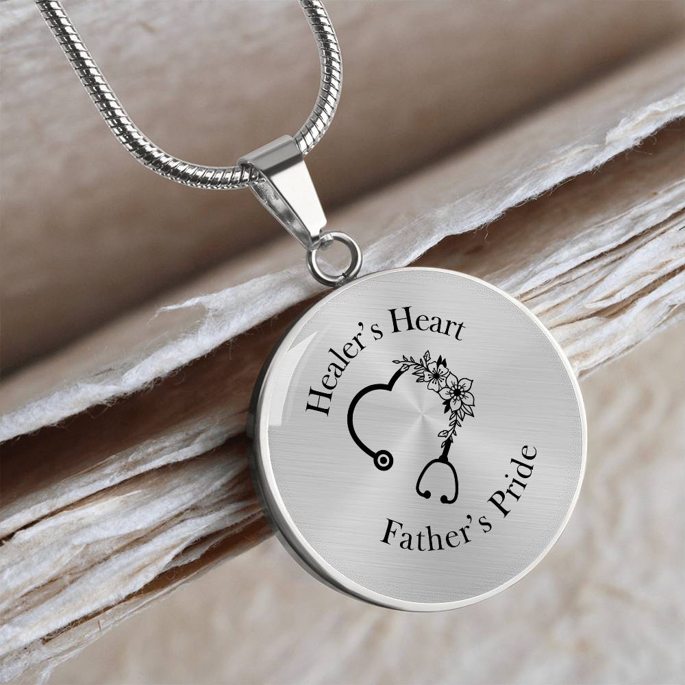 Healer’s Heart Father’s Pride Necklace – Isaiah 60:22 Pendant Gift