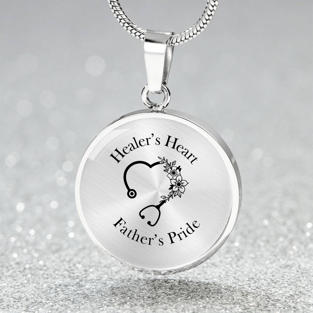 Healer’s Heart Father’s Pride Necklace – Isaiah 60:22 Pendant Gift